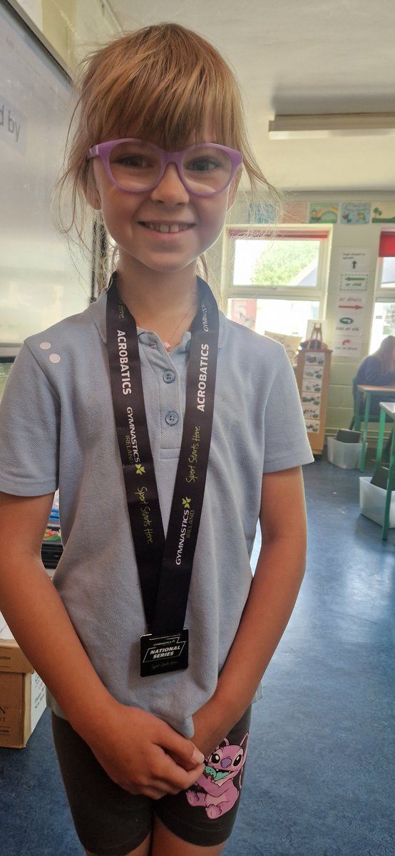 Well done to this pupil for her fantastic achievement in gymnastics🌟