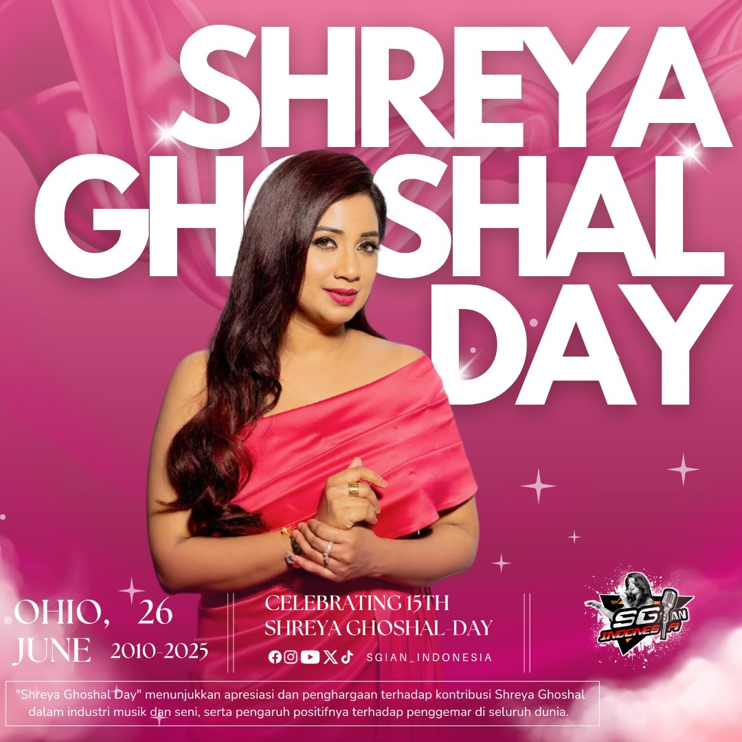 Thank you, <a href="/shreyaghoshal/">Shreya Ghoshal</a> 🩷
For the songs that came at the right time.
For the voice that always felt like home.
For being a part of my life — without you even realizing it.
Happy 15th #ShreyaGhoshalDay Thank you for being the voice that accompanies the many versions of me🌷🫧