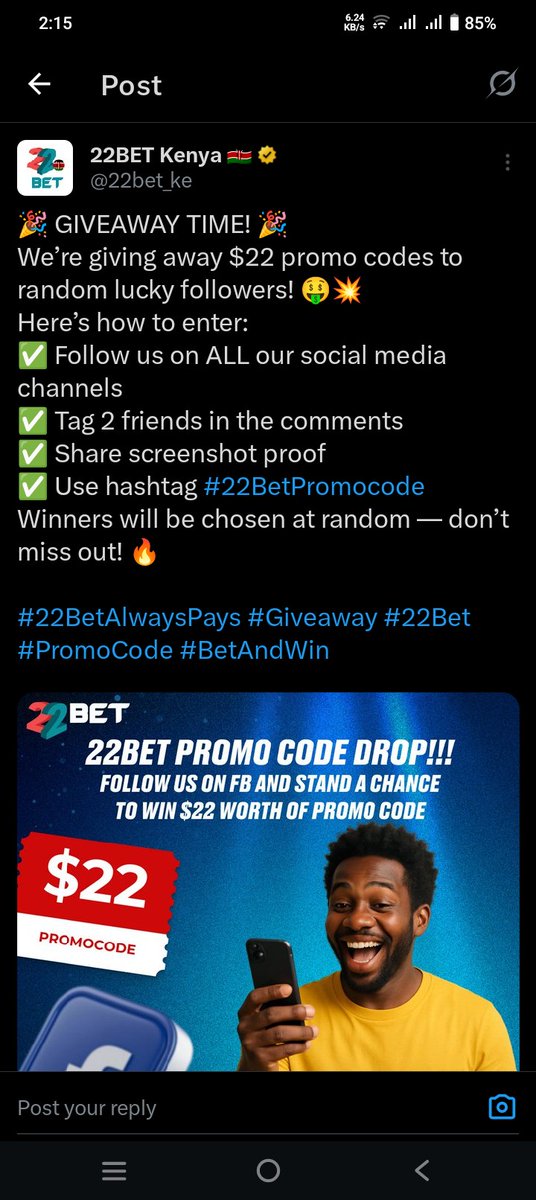 Ayeesha1999's tweet photo. @22bet_ke #22BetPromocode https://t.co/s87xYqkFC5