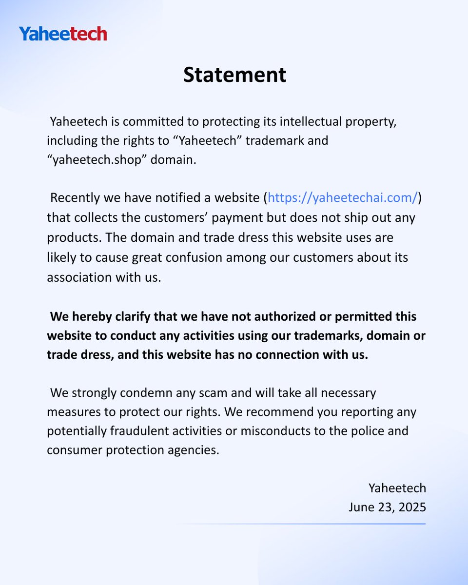 Yaheetech tweet media