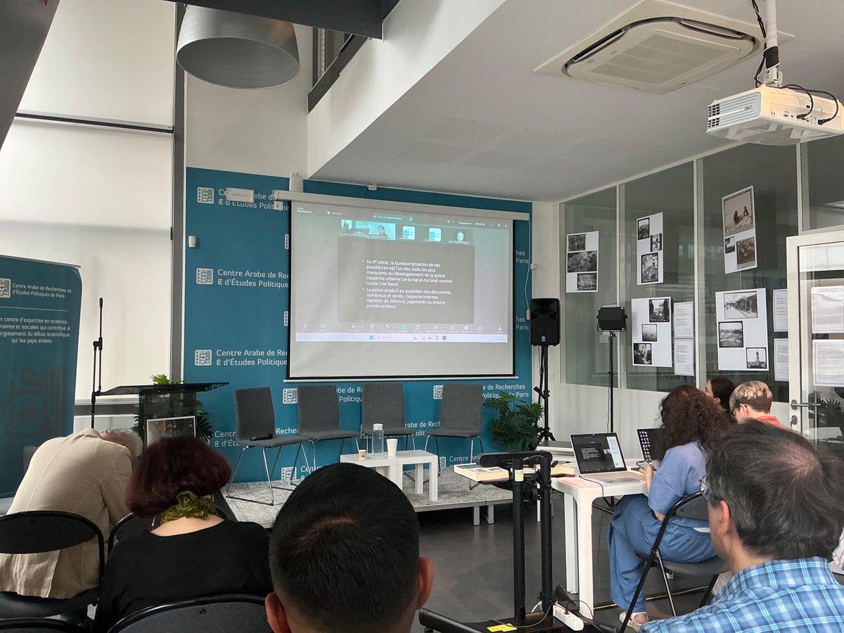 🔴 NOW｜ “Studying the Police in the Middle-East” 🤝 With <a href="/ifporient/">ifpo</a>
🇬🇧 Follow the symposium with the English translation on Zoom 👇
💻 us06web.zoom.us/webinar/regist… 
On Zoom, click on 🌐 and select “English”. You can choose to mute the French track or to keep it soft.