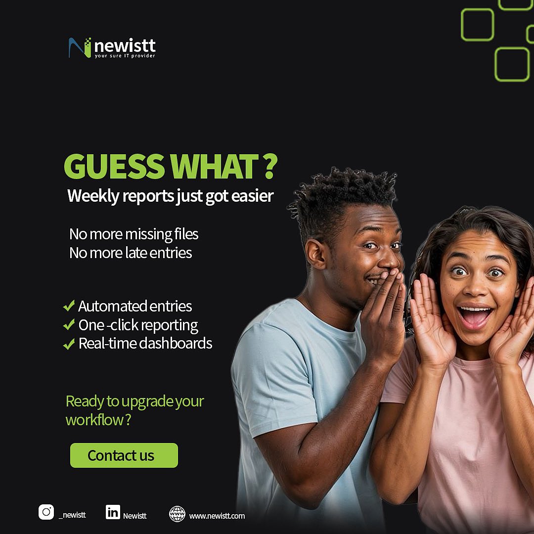 InfoNewistt's tweet photo. Weekly reports just got easier! 
No more missing files. No more late updates. No more stress.

With our smart ERP Software, you can:
Automate your reports
Track tasks in real-time
Boost productivity like never before https://t.co/NpQo10RUjx
