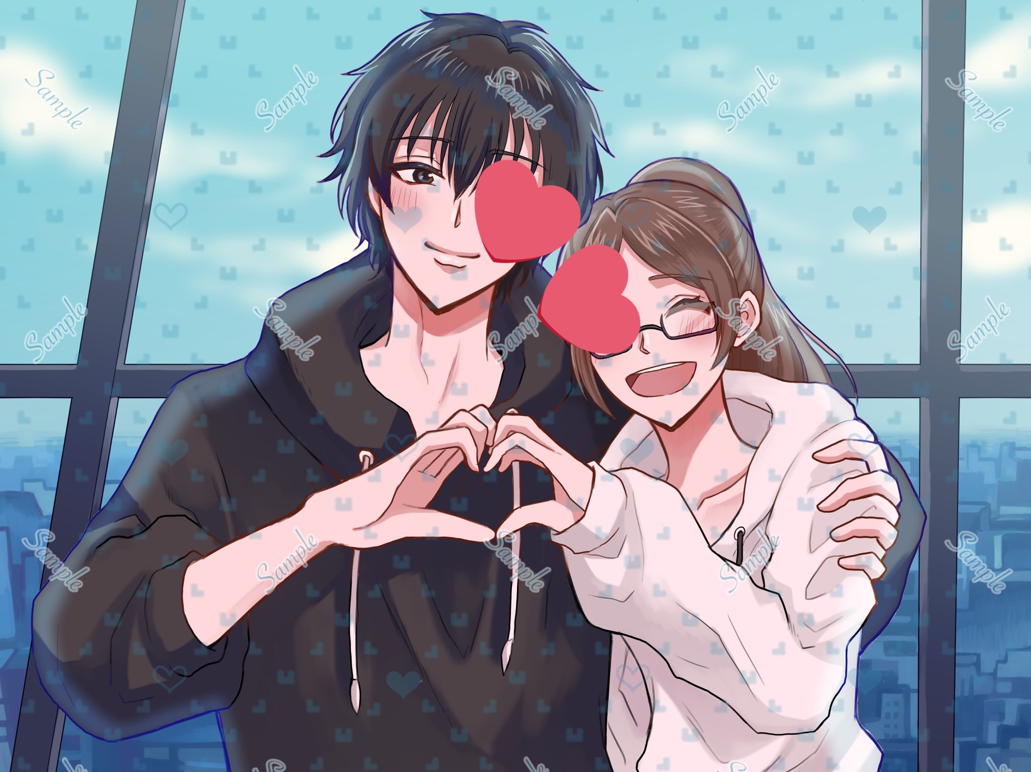 KKさま専用_夢を共有するふたりのイラスト画 プロの技術を独り占め♡夢のイラスト制作夢絵からキャラクター