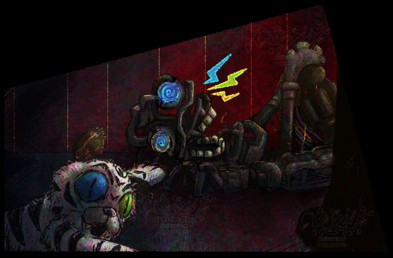 CircusLizard's tweet photo. // SOTM SPOILERS

"Stop SOUNDING LIKE HIM"

#fnaf #fnafart #sotm #secretofthemimic #FiveNightsAtFreddys https://t.co/o412u0df4Q
