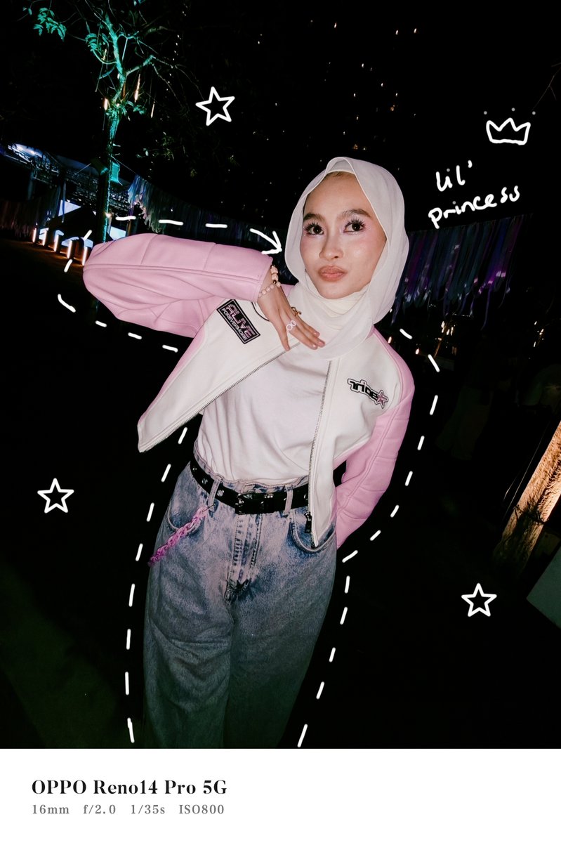 Say less. Pose more. Give attitude.
#OPPOReno14Series5G doesn’t just take pics — it makes moments 🩵

Pre-order now and enjoy benefits worth RM2,396*: bit.ly/Reno14Series 
*T&amp;Cs Apply. While Stocks Last.