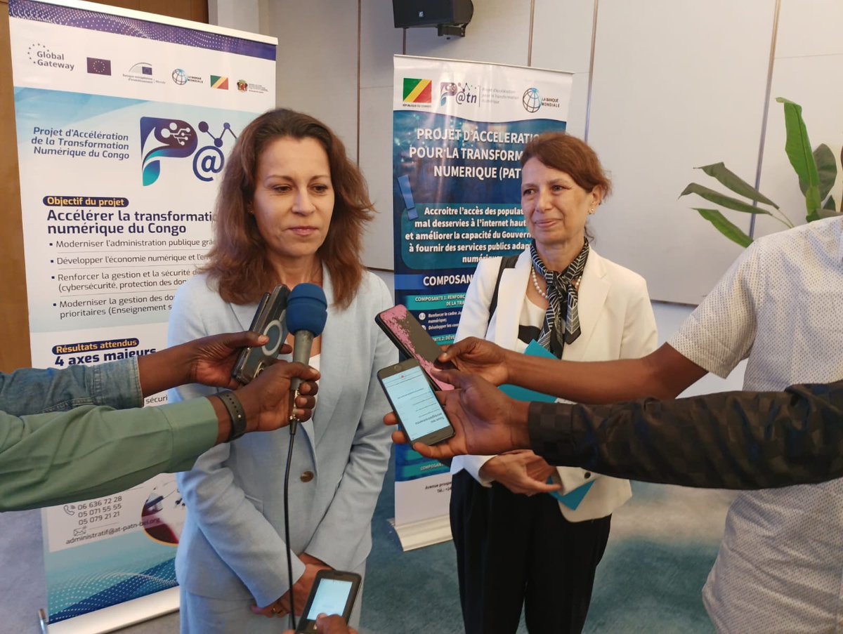 UeCongoBrazza's tweet photo. Lancement du Projet d’Accélération de la Transformation Numérique (#PATN) !
Ce projet modernise les services publics, forme jeunes et femmes, et renforce les capacités institutionnelles en cybersécurité
Un pas concret vers un numérique inclusif, avec le soutien de l’UE 🇪🇺 https://t.co/Aq0Wcl2PK0