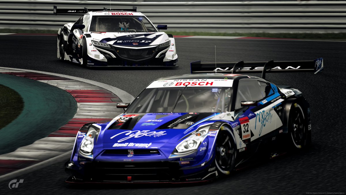 #GT7sgrs Rd.2 富士スピードウェイ
予選5位→決勝7位（暫定）
予選から見てダントツ7位かなと思っていましたが、翔さんの僅差でゴールできて良かったです。できれば抜きたかったので、悔しいですが決勝出れたことが奇跡だったことを考えると良いレースだったかなと思います。
#FSHレーシング #姫璽城