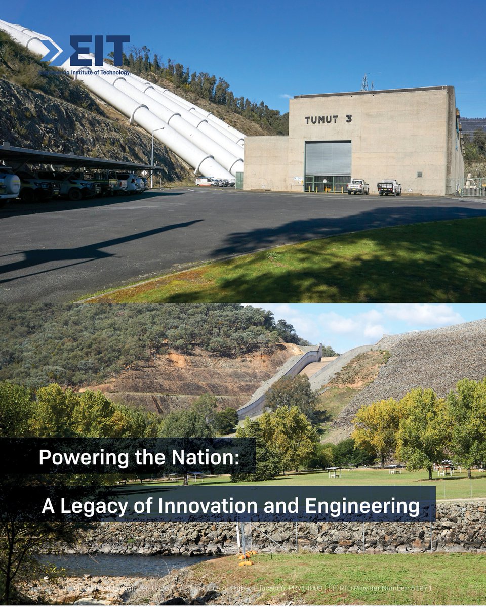 enginstoftech's tweet image. Engineering Milestones: The Snowy Mountains Scheme in Australia.

#AustralianEngineering #StructuralEngineering #EngineeringLegacy #Hydropower #EIT 
 
EIT CRICOS Provider Number: 03567C | EIT Institute of Higher Education PRV14008 | EIT RTO Provider Number: 51971