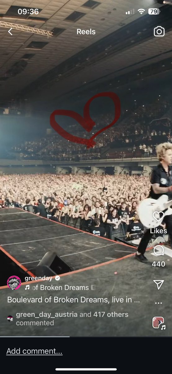 CountessRostova's tweet photo. @depechemode @GreenDay @StadthalleWien Boulevard of Broken Dreams, live in Vienna @GreenDay w/us 17. 06. 2025. #americanidiot20thanniversary Tour https://t.co/92HFH0qTDG