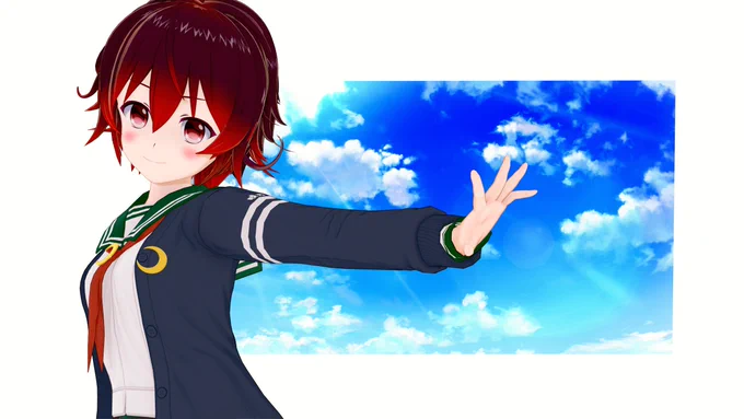 睦月と如月と 色々撮ったのを シーンデータお借りしてます #艦隊これくしょん #艦これ #コイカツサンシャイン #koikatsu