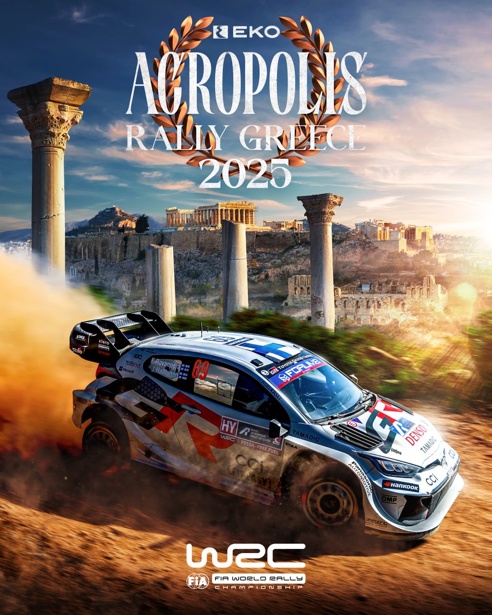 You already know what week it is... 😏

#WRC | #AcropolisRally 🇬🇷