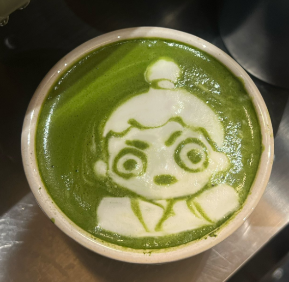 I love this series created by my chaos buddy 💜
thanks for drawing me on the latte!!! 

please support <a href="/wxjoyce_/">joycie</a> 's "Guess Who’s in My Latte"!!