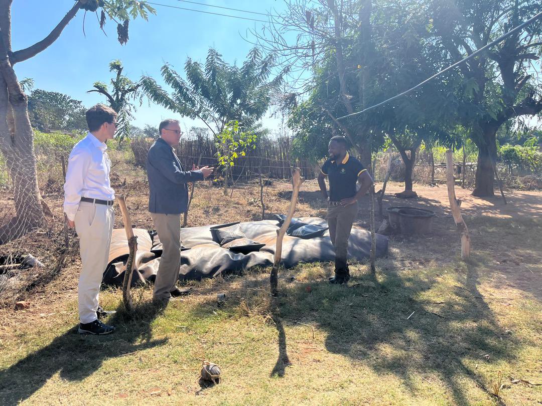 Informative visit to the Malawi Dairy Biogas Programme (MDBP) w/ <a href="/EcogenMw/">EcoGen Limited MW</a> - exciting to witness how much farmers benefit from our #Article6 bilateral agreement.