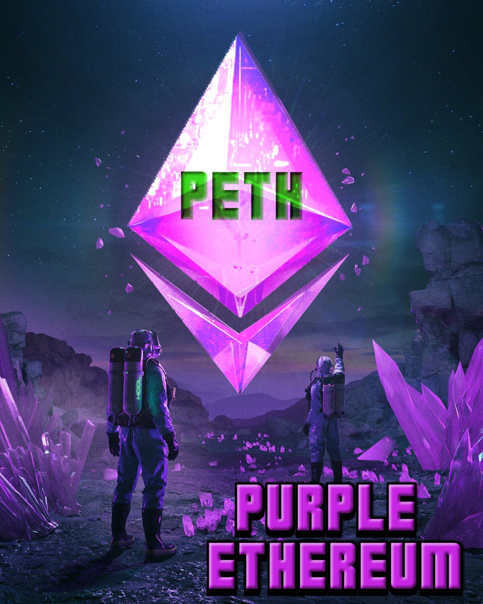 PurpleEth_Erc's tweet photo. Celebrating 10 years of ETH with something bold, creative, and unstoppable.
Welcome to PURPLE ETH | $PETH 💜
A movement. A symbol. A new wave.
👉 The color is purple. The future is $PETH.
#PETH #PurpleEthereum https://t.co/iXA6pHefXa