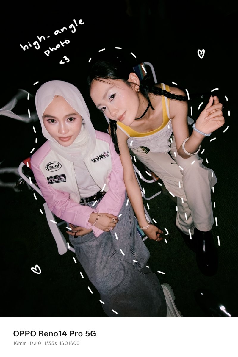 Double the aura, double the slay 🔥
Some posing tips for you and your bestie before #OOOMusicFest2025 hits 🎤

Pre-order the #OPPOReno14Series5G now: bit.ly/Reno14Series
*T&amp;Cs Apply. While Stocks Last.