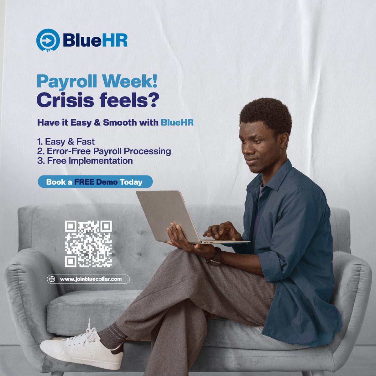 bluecollar_tech's tweet photo. Skip the payroll panic — make this week a breeze with BlueHR! ✨
✅ Easy & Fast
✅ Error-Free
✅ Hassle-Free
Book your FREE demo and discover the smooth side of the payroll!
#BlueHR #PayrollWeek
#WorkSmart #HRTech https://t.co/HBLZAUmptp