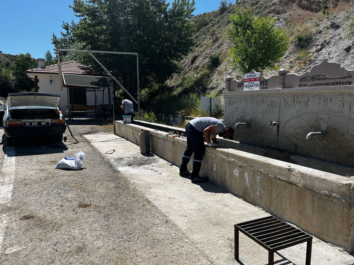 Uzunlar mahalle çeşmesinin tadilat ve bakım çalışmalarını tamamladık.

#AkyurtBelediyesi