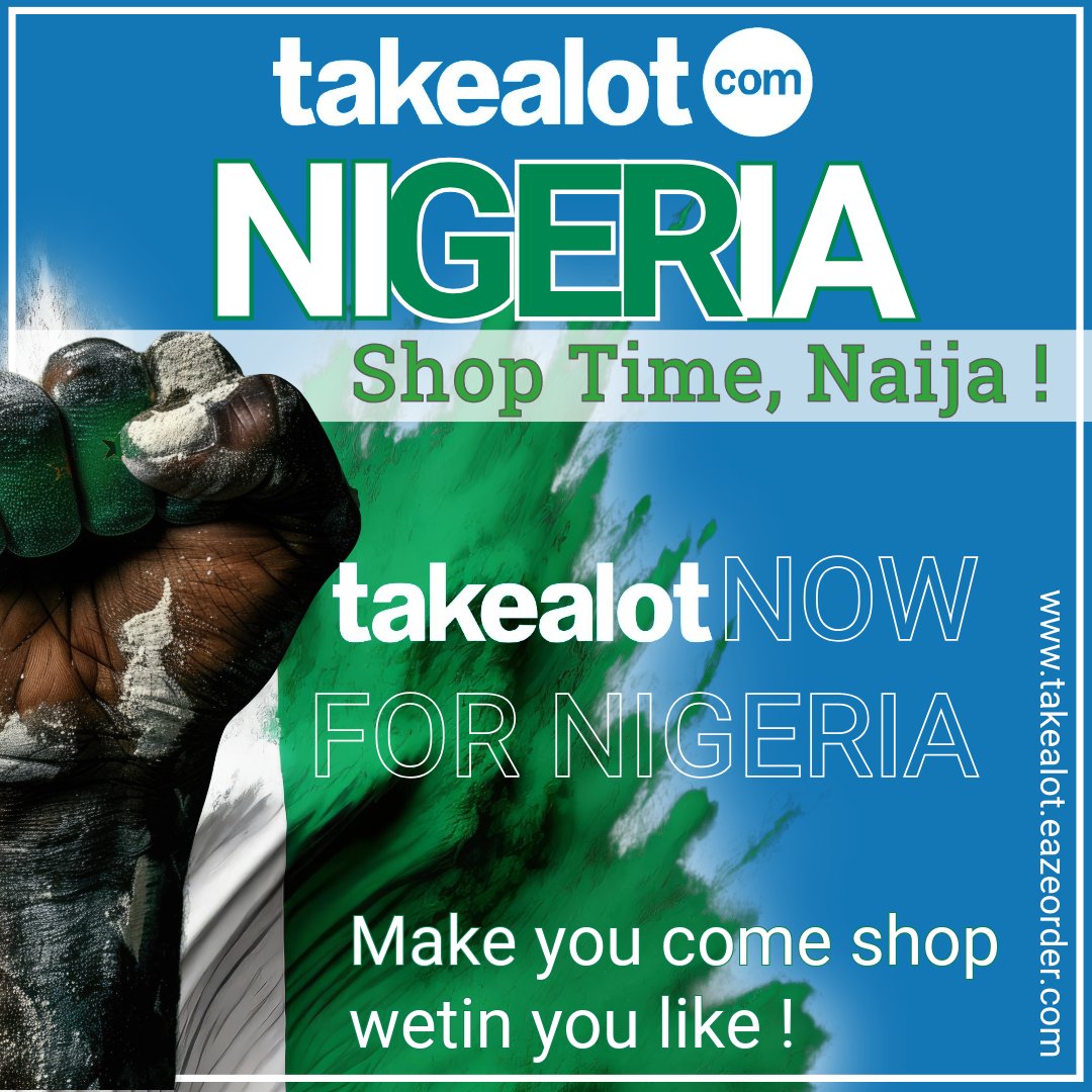 Eaz_e_order's tweet photo. COME ON NIGERIA IT'S SHOP TIME NAIJA
#eazeorder #takealot #onlineshopping #crossborder https://t.co/YIheIMz052