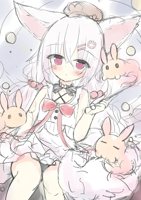 イヌショウマちゃんrkgk… オトモ…とは違うんだろうけど、かわうい生命体召喚して戦う子すき