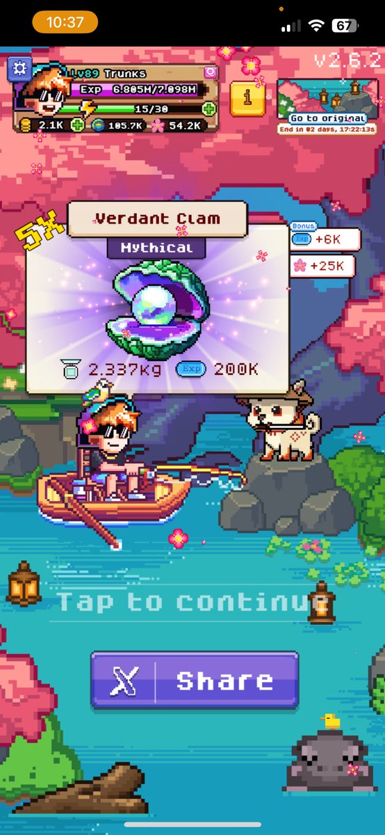 Trunks π (@trunkscryptos) on Twitter photo I just had my first mythical of the season!
Really not bad, it advances the points for the event, feel lucky today
S/o <a href="/FishingFrenzyCo/">Fishing Frenzy</a> I just had my first mythical of the season!
Really not bad, it advances the points for the event, feel lucky today
S/o <a href="/FishingFrenzyCo/">Fishing Frenzy</a>