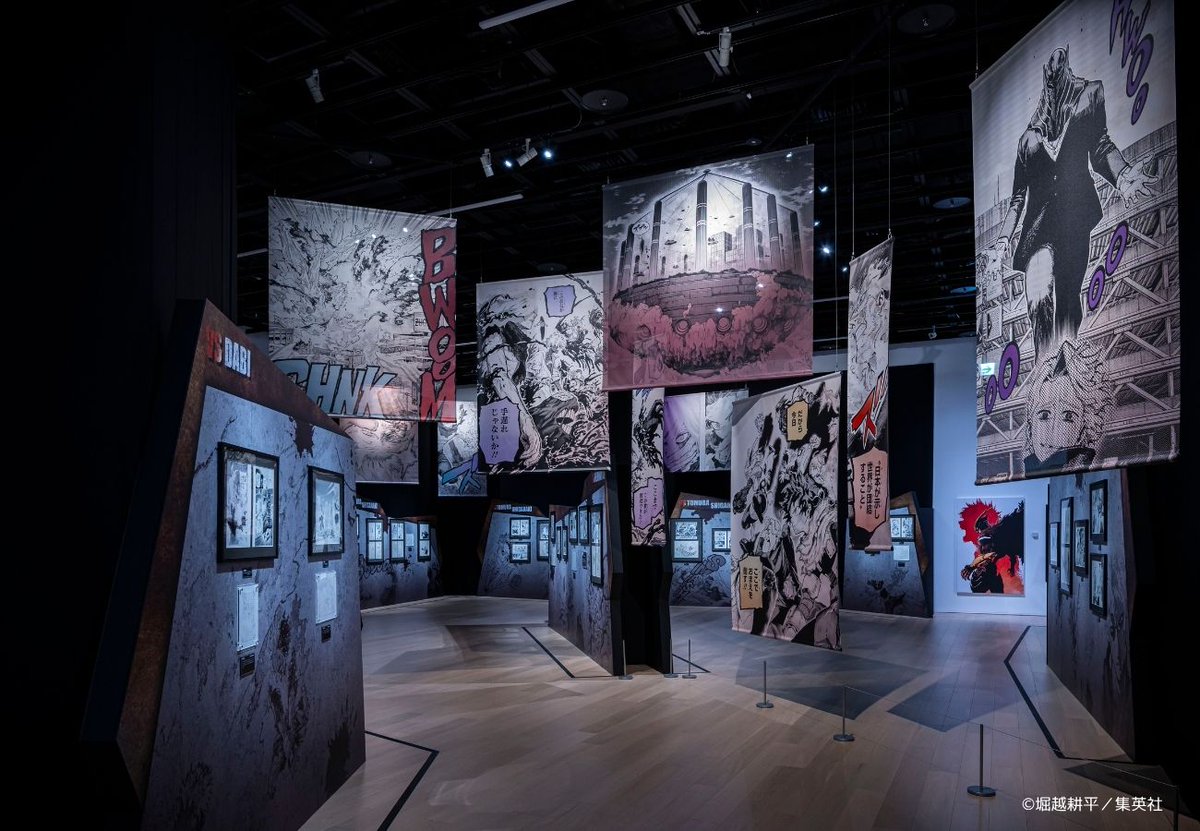 ヒロアカ原画展 会場写真公開！】 Zone3 ヒーローと敵（ヴィラン