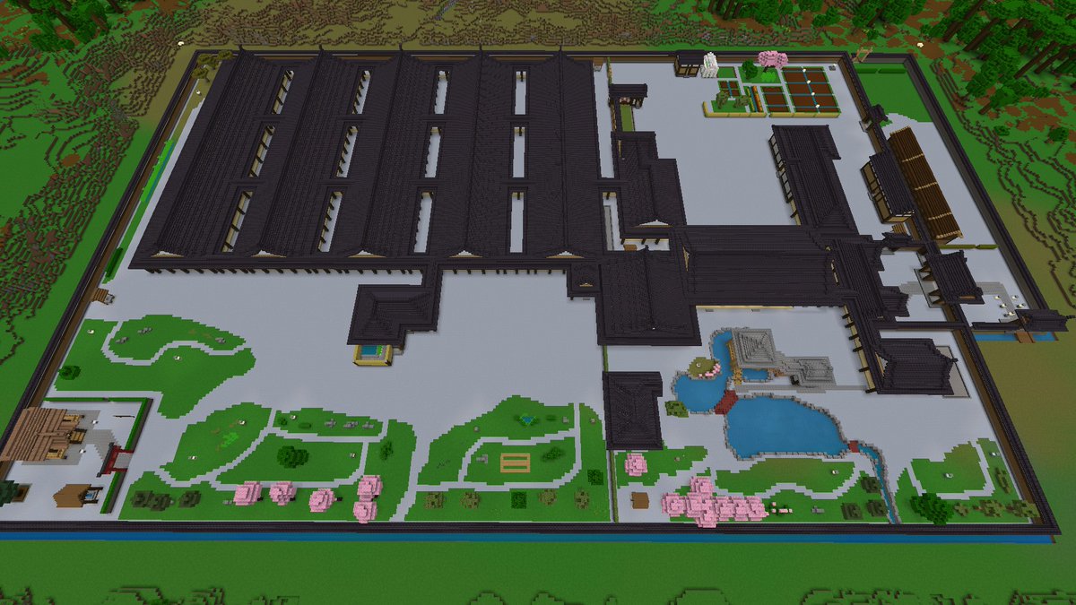 창작사니와의 혼마루를 마인크래프트로 구현 ver.5.0.

※ 사용 버전: Minecraft Bedrock edition ver.1.21.92 (최종)
※ 비공식 동인설정 기반

일전에 평면도를 그렸던 혼마루입니다 [인용트윗]
x.com/rayel_token/st…