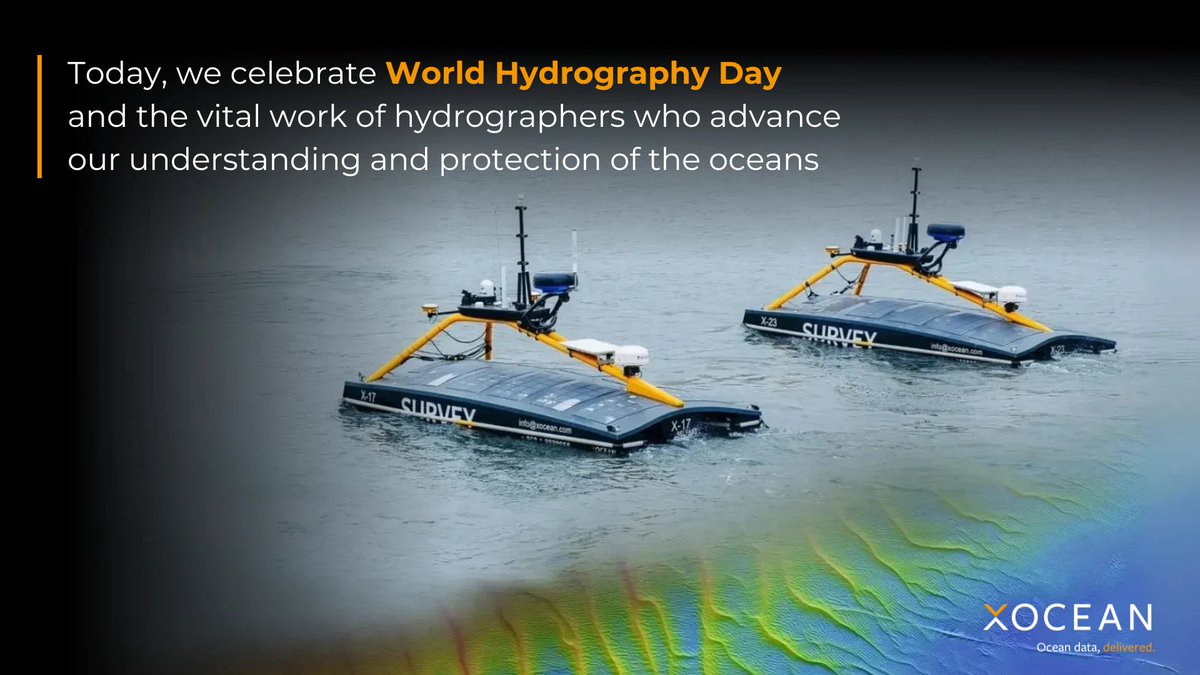 On World Hydrography Day, we celebrate the vital work of hydrographers advancing our understanding and protection of the ocean. Special shout-out to our talented XOCEAN team whose ocean mapping supports critical industries worldwide.