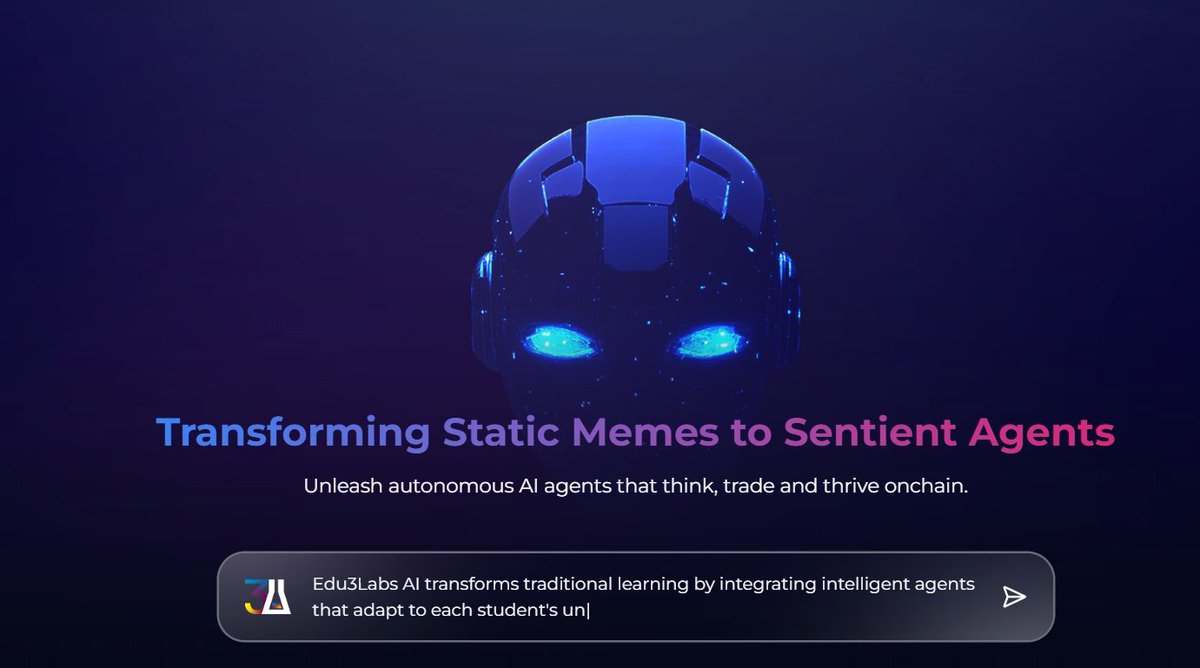 Artificial Intelligence, Personalised for Web3 Learning! 🎯
Forget one-size-fits-all.
Edu3Labs AI Agent adapts to your skills, goals &amp; pace — whether it's DeFi, blockchain, or trading.
🚀 And we’re just getting started — more utilities for NFE Token are coming to power your
