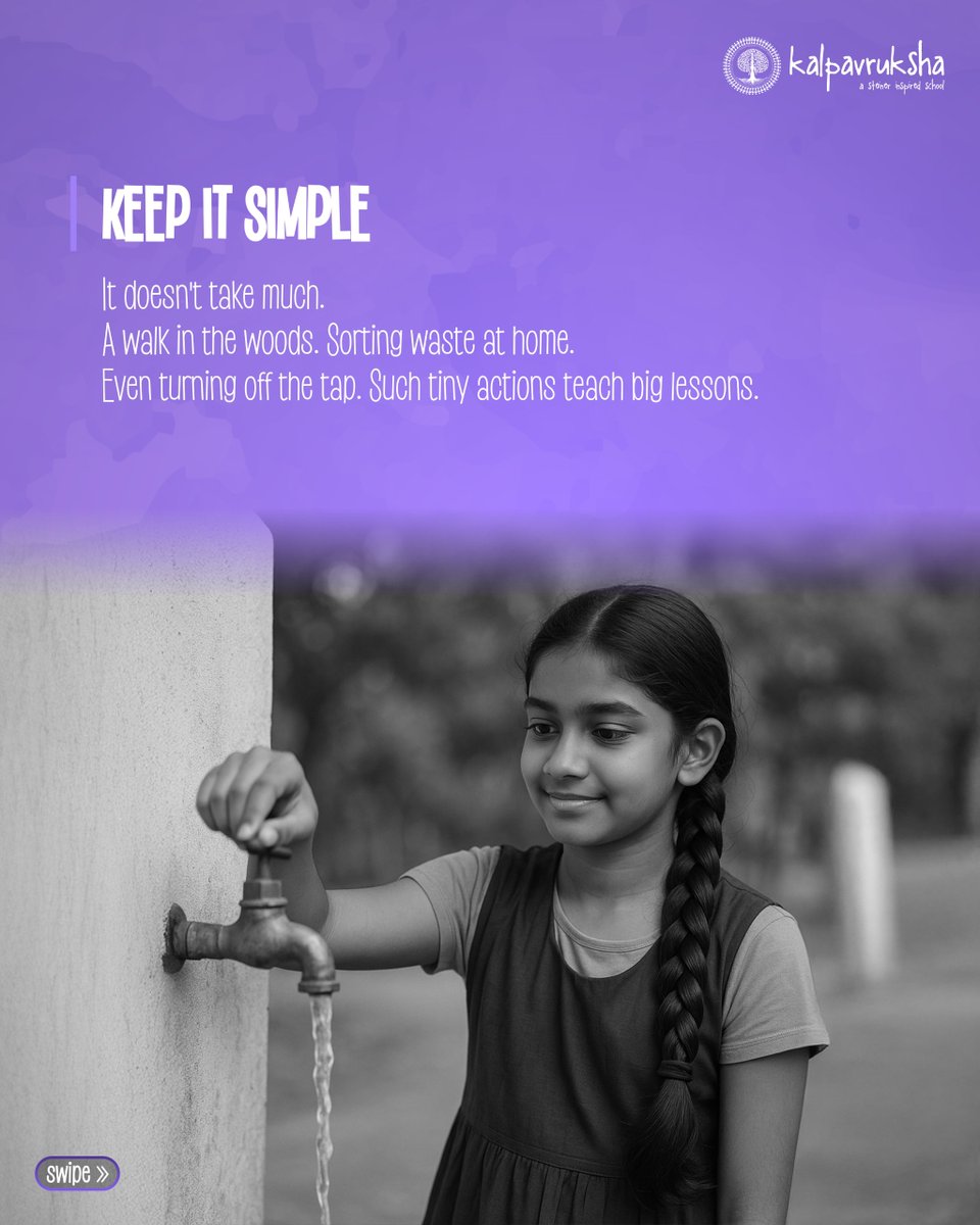 kalpavrukshasc1's tweet photo. Small actions. Big impact. 🌱
Let’s raise kids who grow up caring for the world they live in.

.
#kalpavrukshaschool #waldorfschoolsofindia #mumbaischools #waldorfschool #steinerinspired #alternateeducation #steinerschool #cbse #cbseboard #cbseschool #environment #nature https://t.co/jHV8s7GybZ