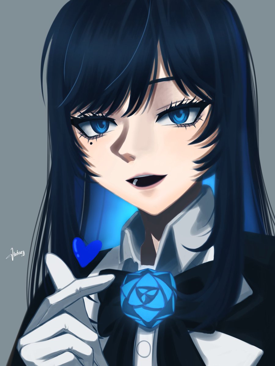 zyuudenZERO's tweet image. 🫰🏻💙
 #Adoart