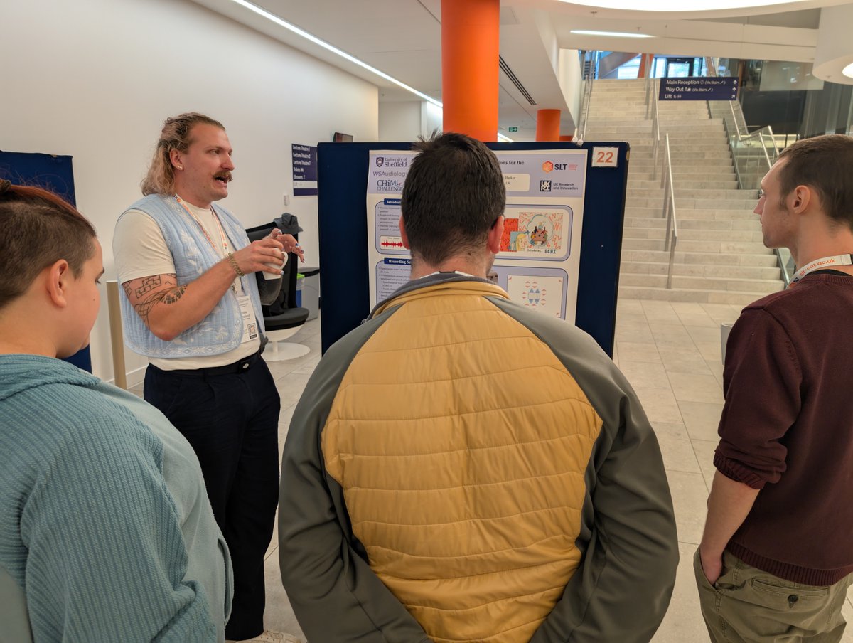 sltcdt's tweet image. The morning #SLT #CDT Annual #Conference #poster session is in full swing! Lots of interesting posters and great discussions! slt-cdt.sheffield.ac.uk/annual-confere…