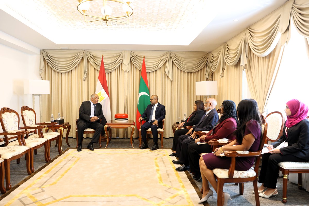 The newly appointed Ambassador of Egypt calls on Foreign Minister Dr. Khaleel

📃 Press Release | t.ly/MYnqP