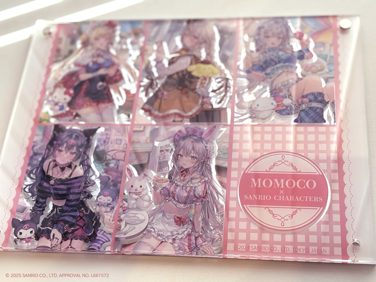 サンリオキャラクターズコラボの複製原画やジオラマパネルの再販の受注