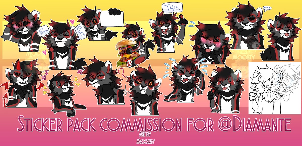 [c] Sticker pack for <a href="/Tob1Tobe/">Tobi🌙🌑</a>  !!
