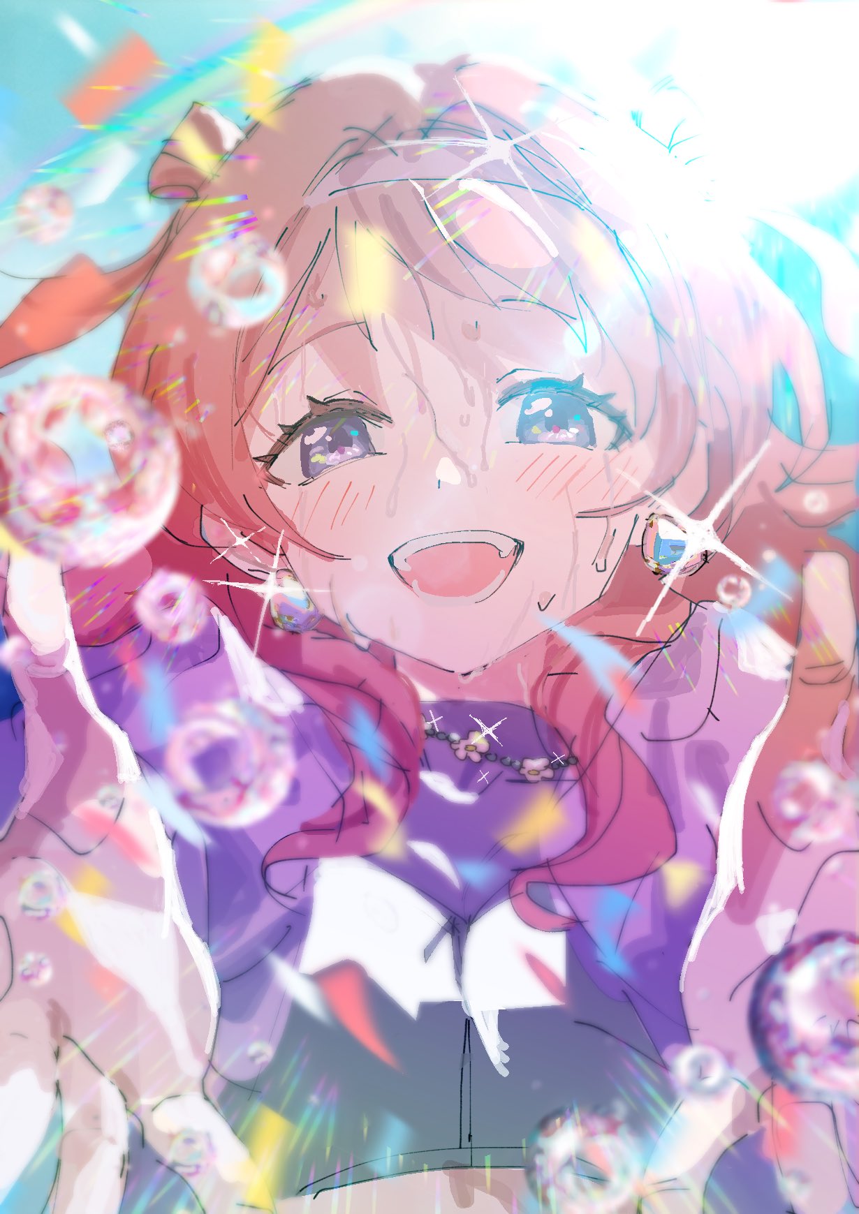 【めっちゃ変わる】 アクアマリン X / (@nyoki1250) アクセサリー