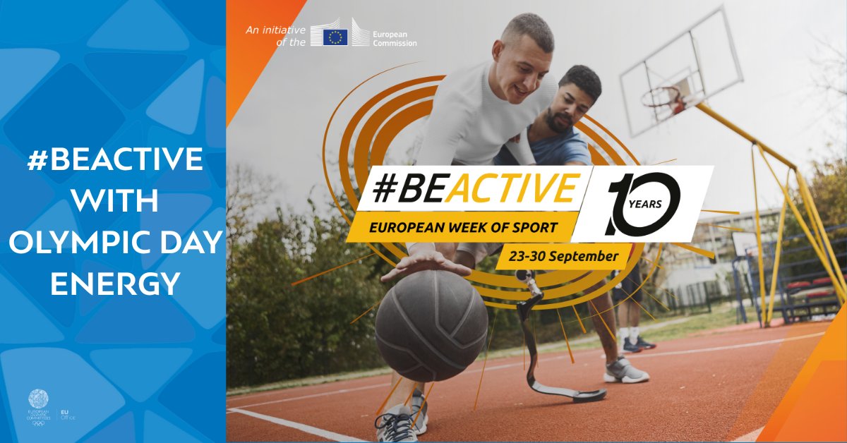 💪 Sport unites us through movement, health &amp; shared values.
On #OlympicDay, let’s remember to #BeActive – every day, in every community!
🏃‍♀️🏛️ A strong, inclusive 🇪🇺 sport culture starts with all of us.
#MoveMoreFeelBetter #EUSport #OlympicDay #BeActive