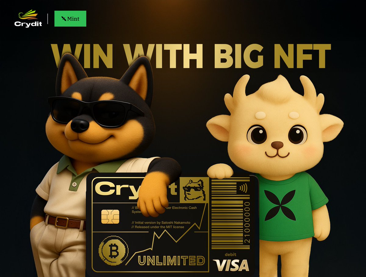 🚀COMING SOON: CRYDIT & @Mint_Blockchain: 