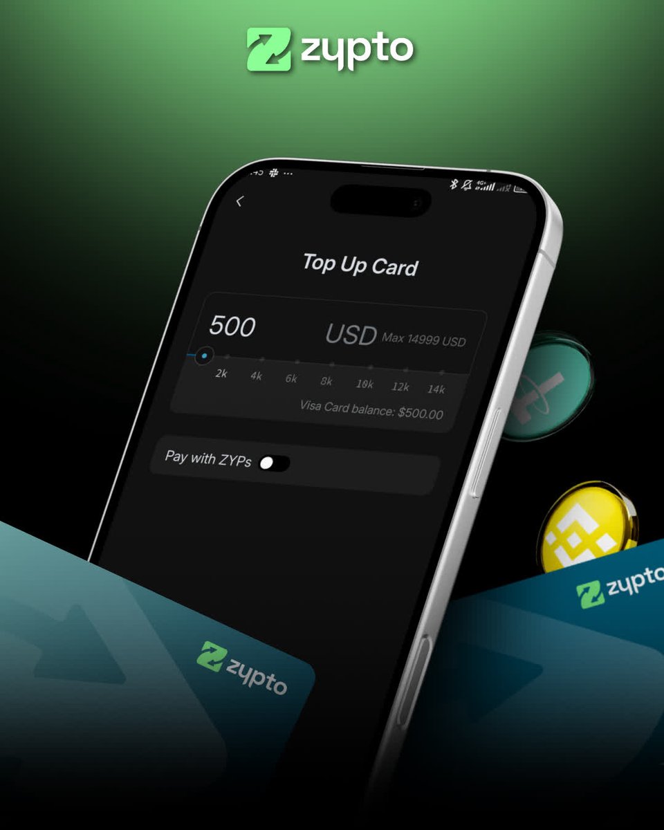 Top up your Zypto VISA Card, pay anywhere. Simple, fast, secure — all  inside the Zypto App. The global crypto brand you deserve. #ZyptoApp #Visa  #CryptoPayments