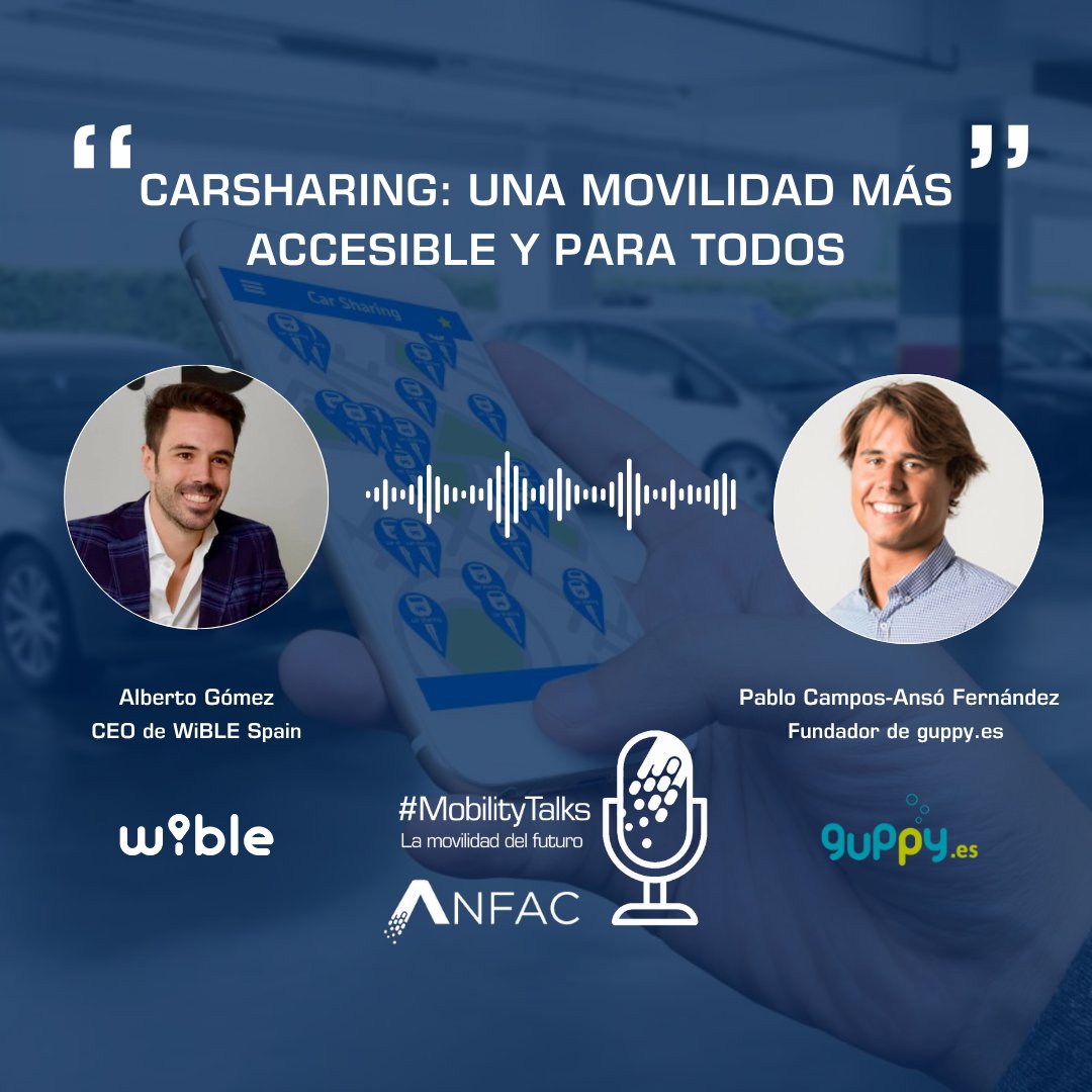 AnfacAutomovil's tweet image. 🎙️¡Nuevo episodio de #MobilityTalks:“Carsharing: una movilidad más accesible y para todos”.

En este nuevo capítulo, hablamos de cómo los modelos de movilidad compartida están revolucionando la forma en que nos desplazamos por las ciudades junto a: 
👉Pablo Campos-Ansó, fundador