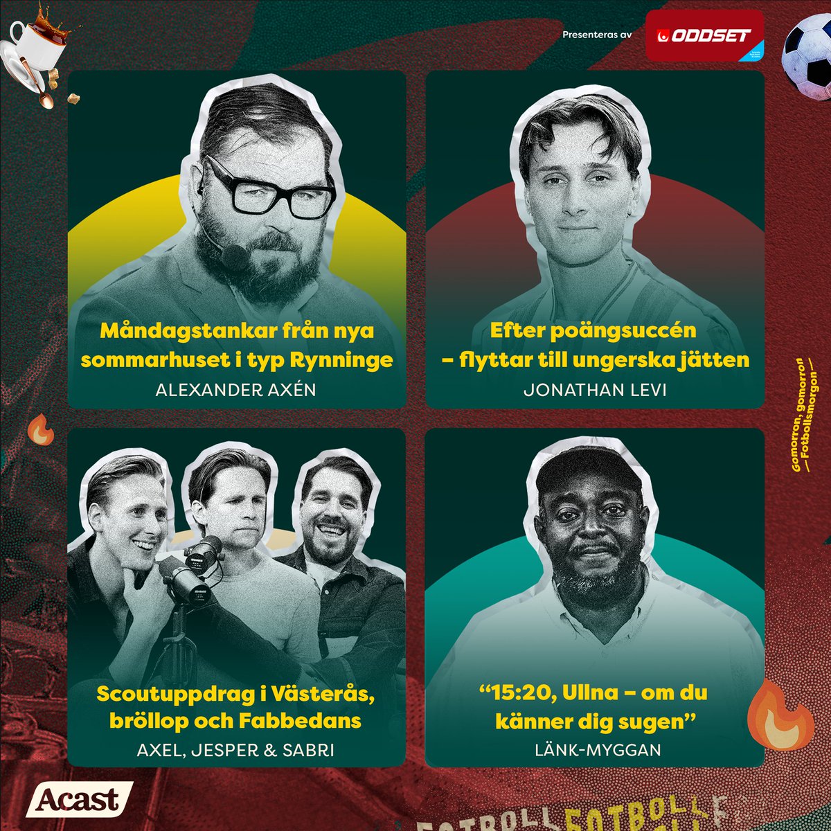 Wow, va trevligt detta var ☕️

Måndagsavsnittet ute nu!