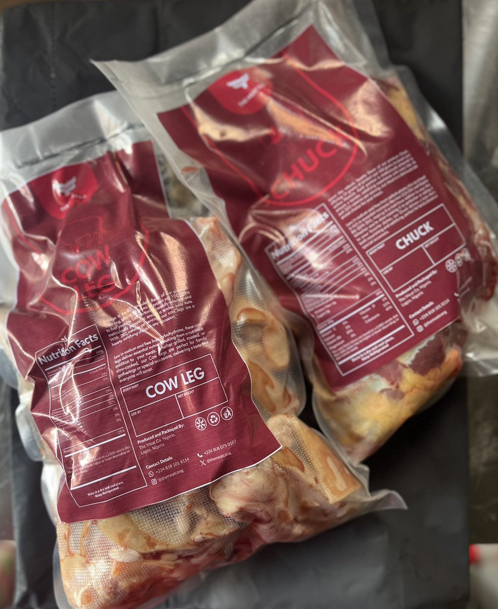 themeatcong's tweet image. Don’t run out of meat in your freezer
Send us a DM to stock up today!
We have beef, goat meat, cow leg, ponmo, offals and many more🥩