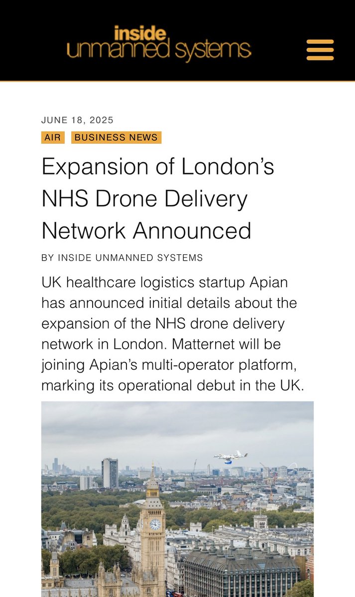 DebiEvansMatron's tweet photo. Soon our skies will be BUZZING (literally) with #Drones
Another start up #Apian 🤦♀️🤦♀️ #Jetsons inbound #SuperDroneHighway 🤦♀️🤦♀️🤦♀️
https://t.co/awGZNrDVJJ https://t.co/C4xJE7g6k1