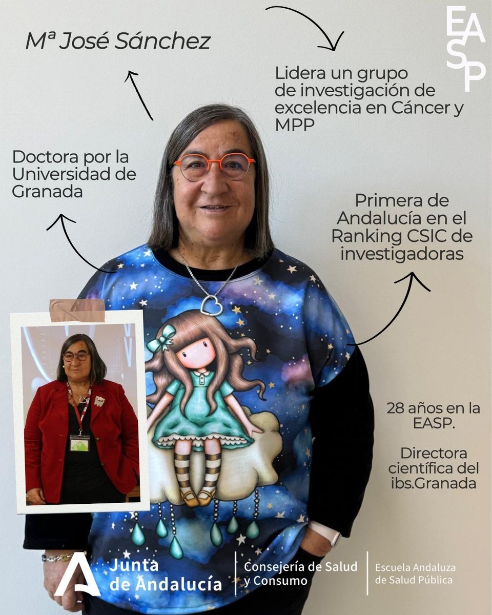 Orgullosos de tener a a la mejor investigadora sanitaria de España: «Fui becaria sin contrato»

easp.es/la-mejor-inves…

María José Sánchez <a href="/mjsanchezperez/">maria jose sanchez</a> es actualmente la directora científica del <a href="/ibsGRANADA/">ibs.GRANADA</a> y profesora EASP
Lee la noticia completa en <a href="/redaccionmedica/">Redacción Médica</a>