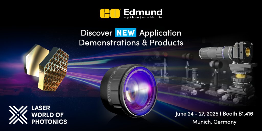 It’s almost showtime! 🎉 Just 1 day to go!

✅ Advanced manufacturing tech
🔍 Live demos
💬 Global experts ready to chat

👉 Visit Edmund Optics at Booth B1.416!