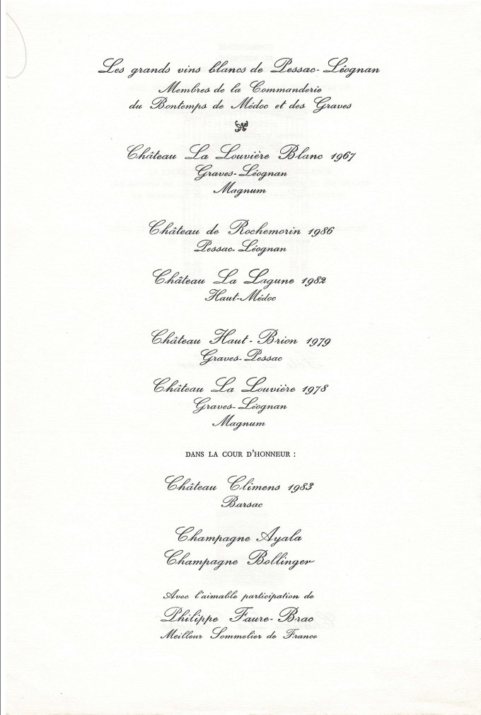 CharlesNF_no2's tweet image. Meant to have posted this on the 21st but forgot. Might interest some.....
As an aside, I bought quite a lot of the Riedel glasses that were used for dinner & still got them all.