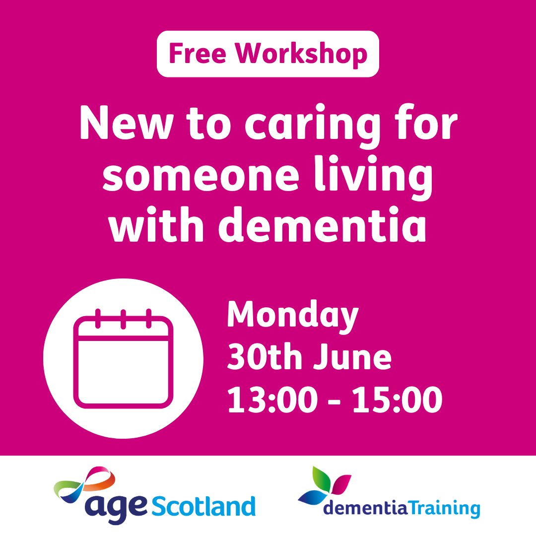 New to caring for someone living with dementia?

Join our free online session on Monday 30th June for essential guidance, support and resources.

Whether you're a family member or friend, you're not alone 💜

Register: eventbrite.co.uk/e/new-to-carin…