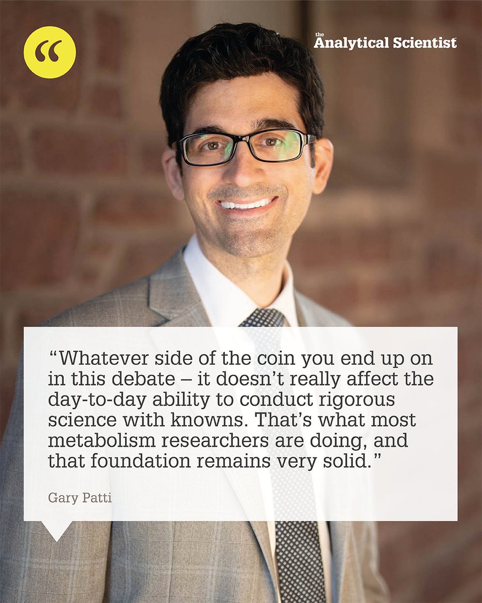 "Metabolomics is not in crisis."

Gary Patti pushes back on the alarm over in-source fragmentation and the so-called dark metabolome.

🔬 Known metabolite measurements remain robust and reliable.

📖 Read his response in Part 4 of the debate: ow.ly/mJXw50W8RYr
#Metabolomics