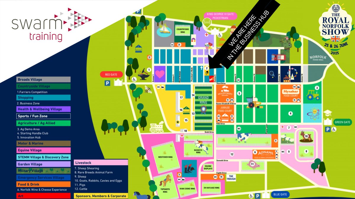 Norfolk Chambers of Commerce (@norfolkchamber) on Twitter photo Member News: <a href="/swarm_tweets/">Swarm Training CIC</a> at Royal Norfolk Show β Wednesday 25th & Thursday 26th June 2025
Read more: ow.ly/zmvP50WexkS
(Members, news to share? email: marketing@norfolkchambers.co.uk)
π What you need is what we do. #NorfolkChambers Member News: <a href="/swarm_tweets/">Swarm Training CIC</a> at Royal Norfolk Show β Wednesday 25th & Thursday 26th June 2025
Read more: ow.ly/zmvP50WexkS
(Members, news to share? email: marketing@norfolkchambers.co.uk)
π What you need is what we do. #NorfolkChambers
