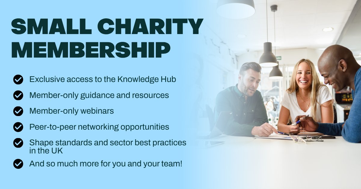 It’s #SmallCharitiesWeek! 
 
If your charity has an annual voluntary income under £50k, this is your reminder: you're eligible for free organisational membership with us! Giving every fundraiser in your charity full access to our benefits and support. 

bit.ly/4hBWcjw