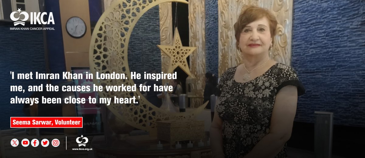 Seema Sarwar has helped people all her life and will continue even after she's passed on.

She's dedicated a Gift in her Will to Imran Khan Cancer Appeal to help needy people access free treatment.

Read her story and download our Gifts in Wills Guide - ikca.org.uk/news/meet-our-…